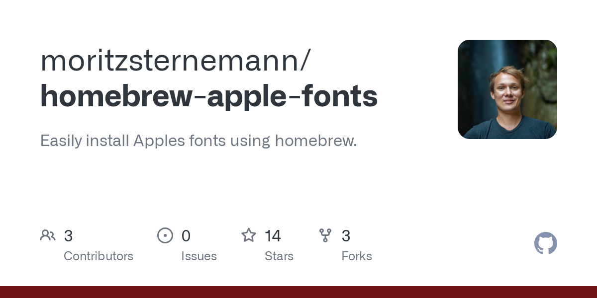 homebrew apple fonts
