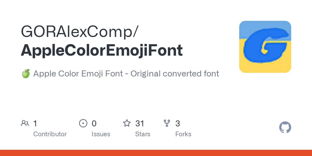 AppleColorEmojiFont