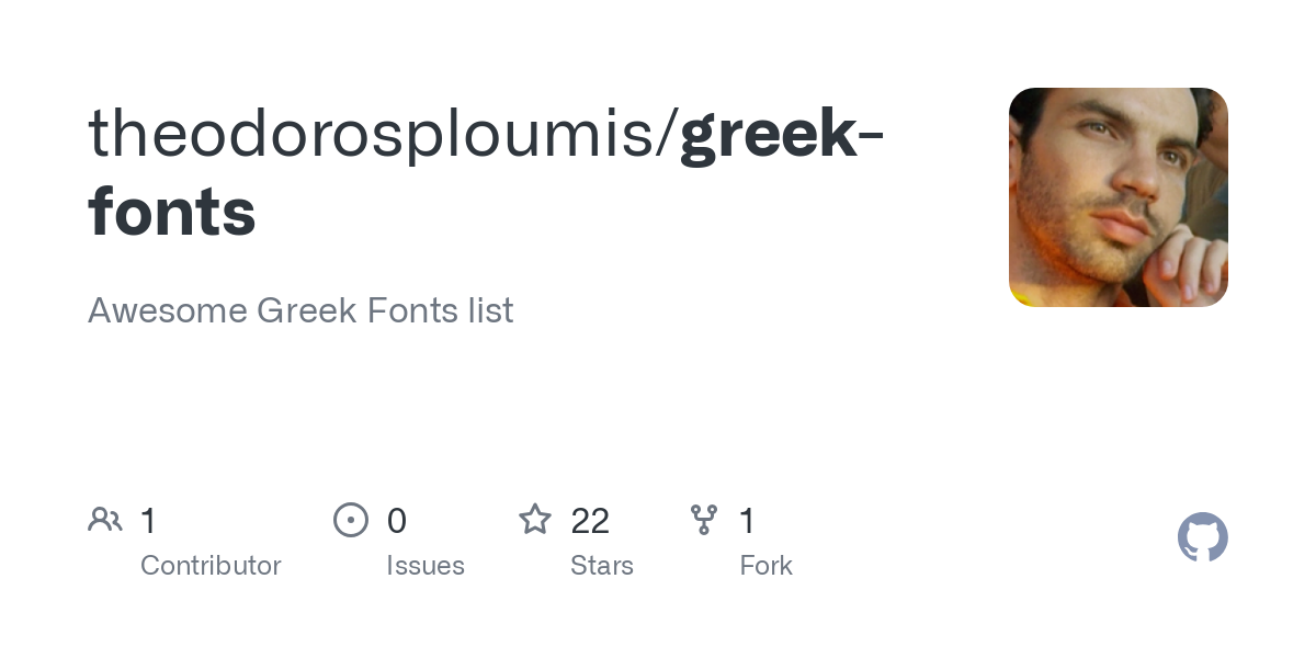 greek fonts