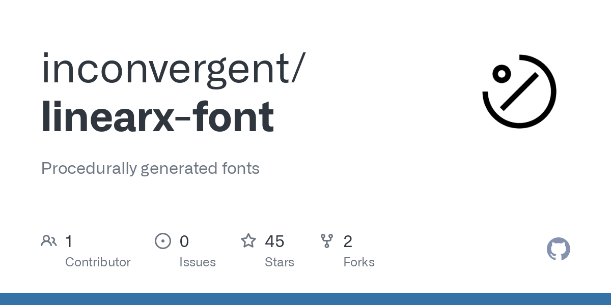 linearx font