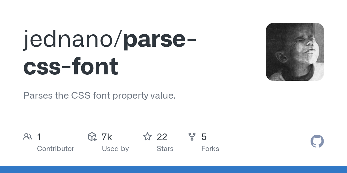 parse css font
