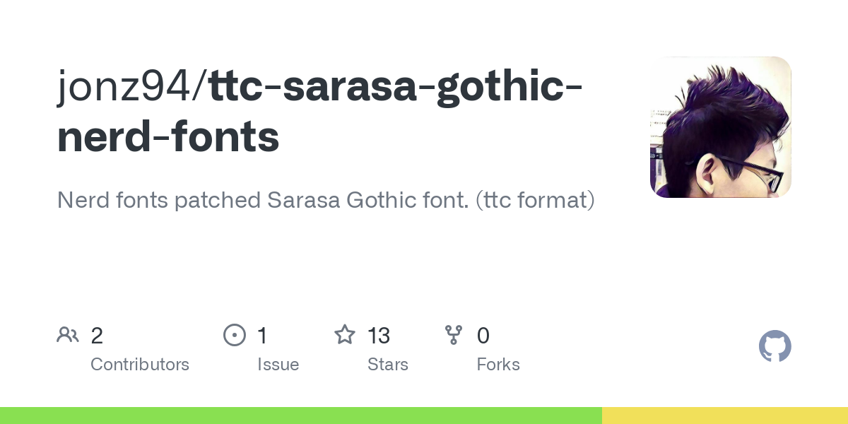 ttc sarasa gothic nerd fonts