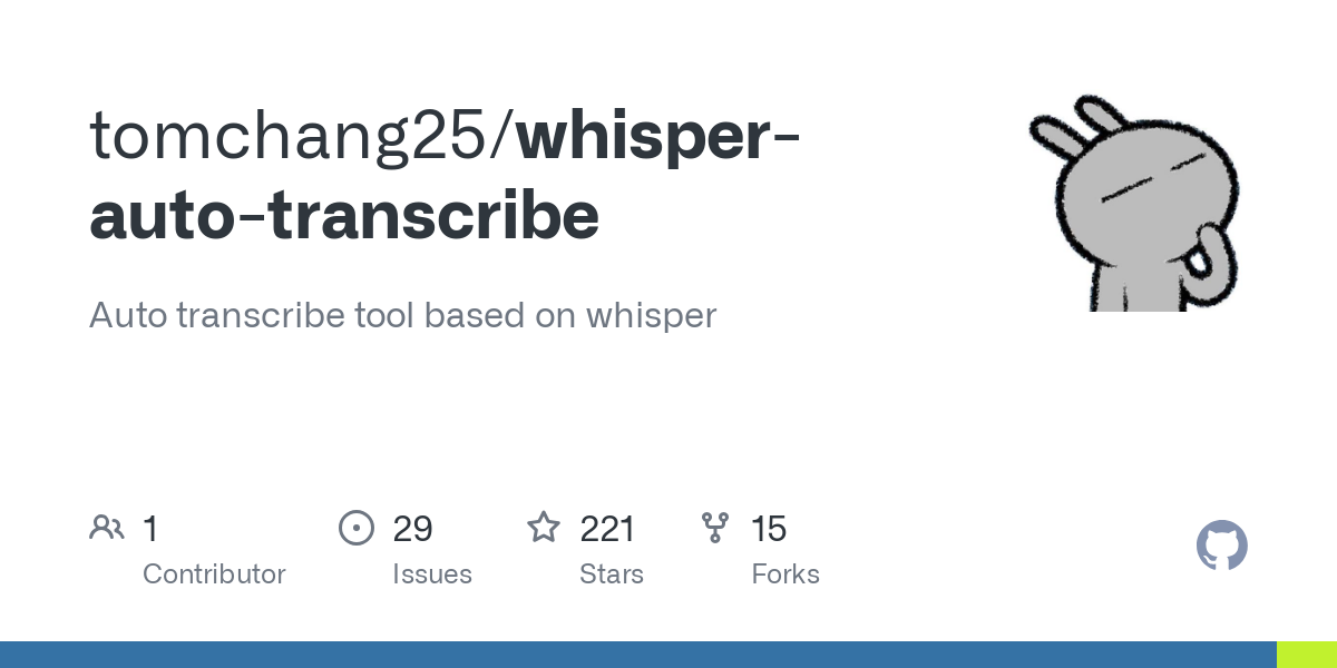 whisper auto transcribe