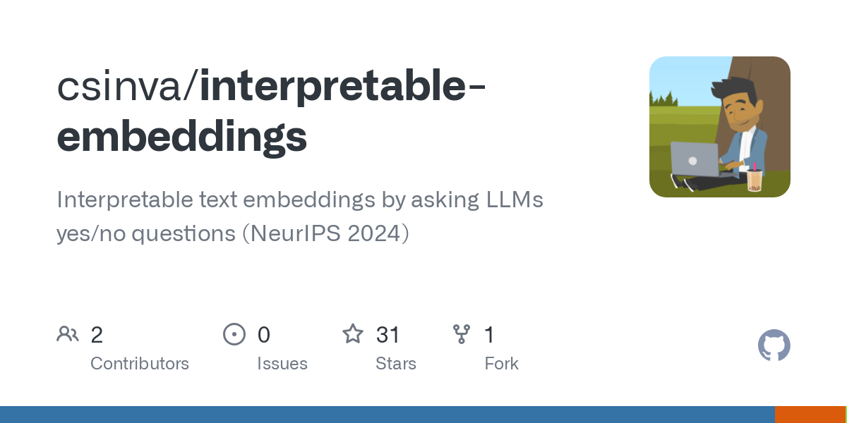 interpretable embeddings