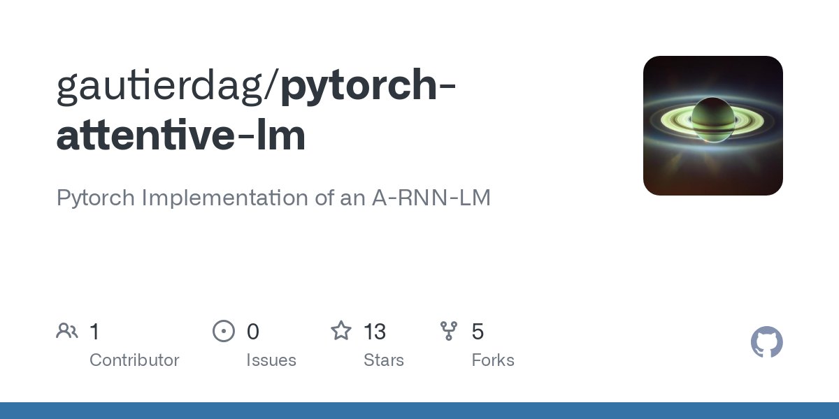 pytorch attentive lm