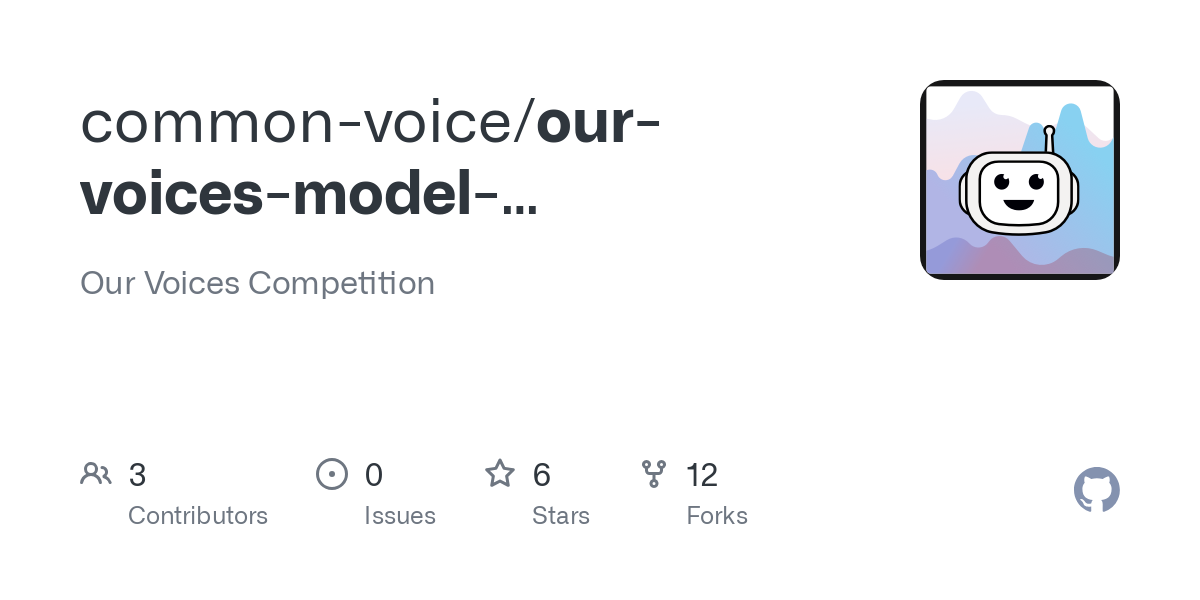 our voices model competition