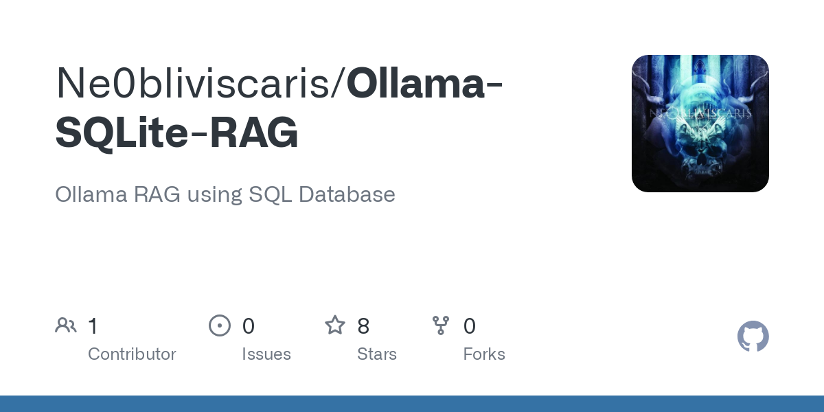 Ollama SQLite RAG