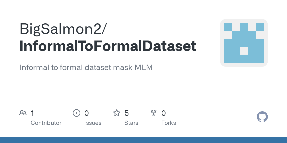 InformalToFormalDataset