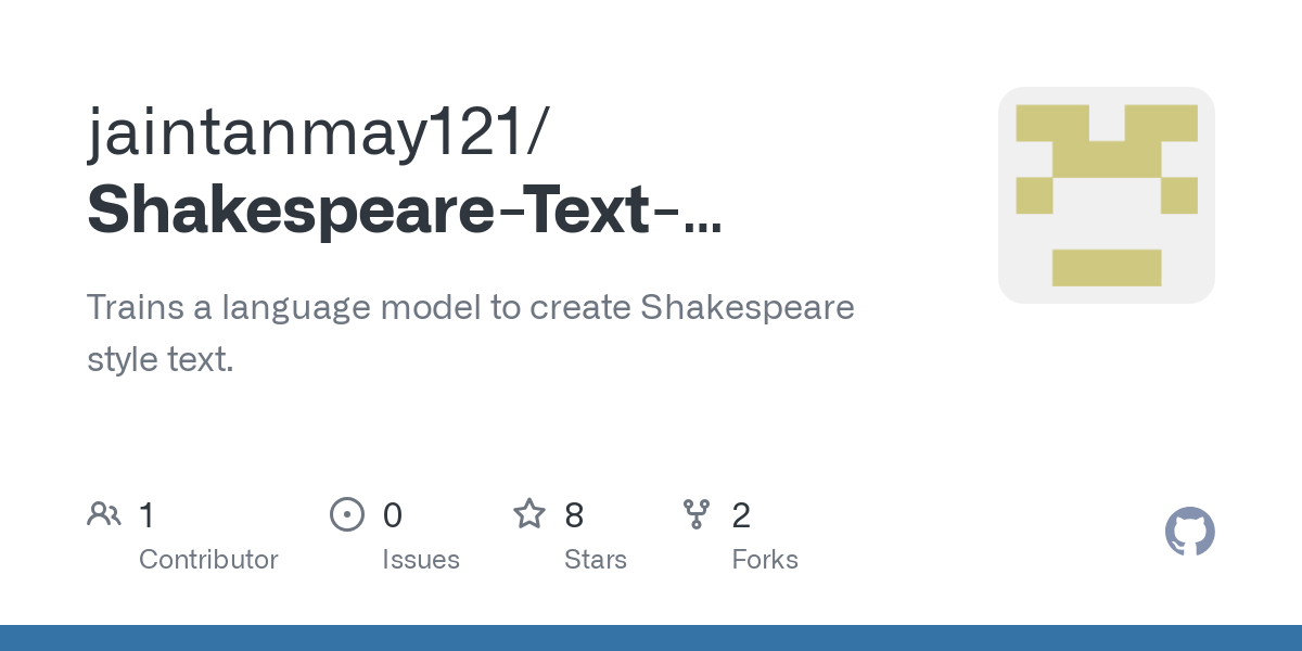 Shakespeare Text Generation