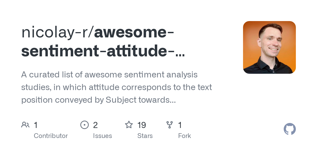 awesome sentiment attitude extraction