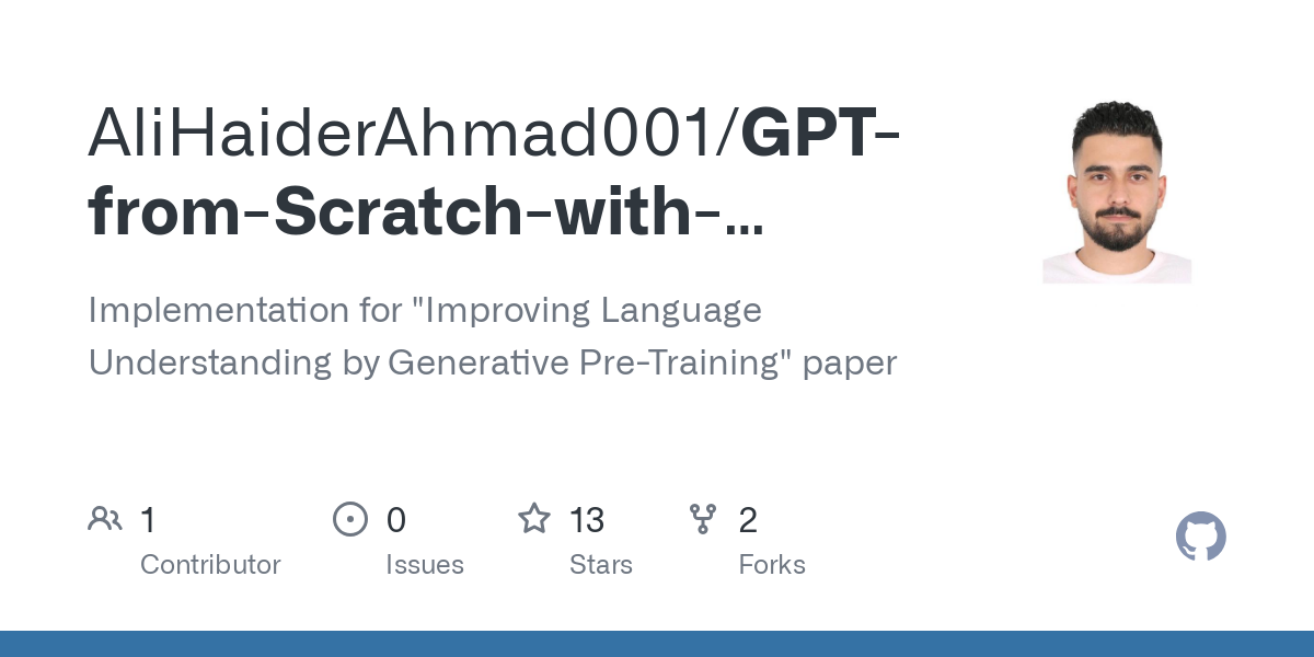GPT from Scratch with Tensorflow