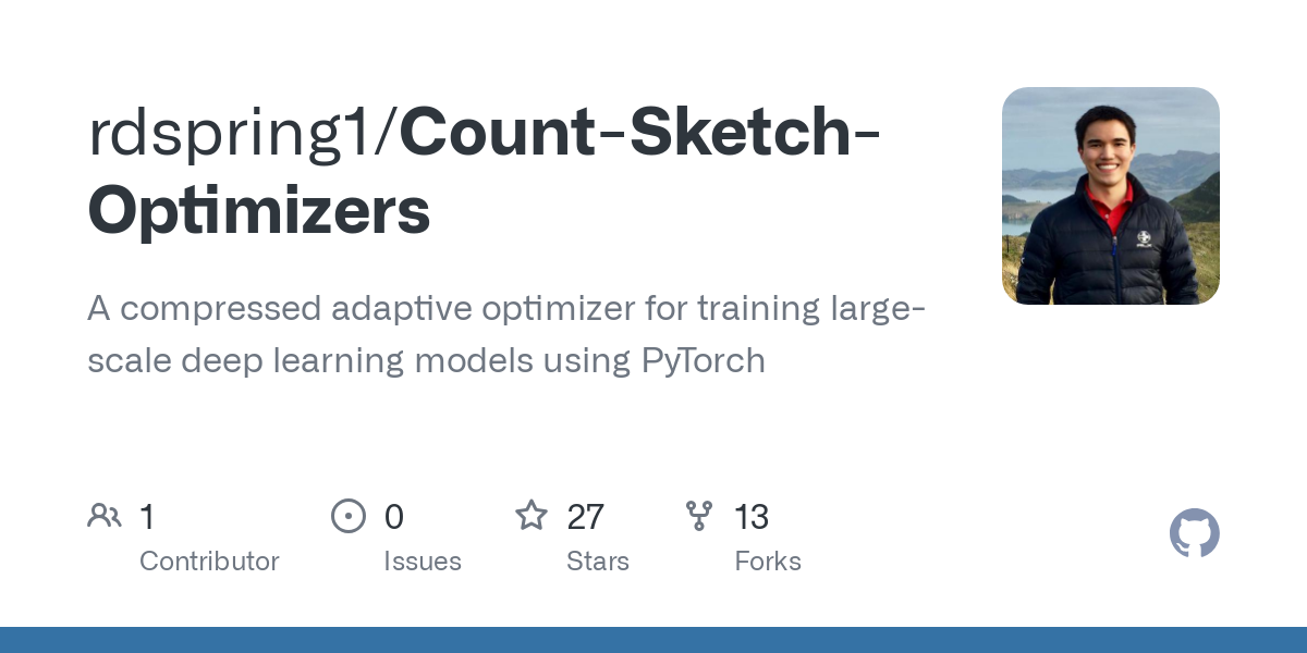 Count Sketch Optimizers