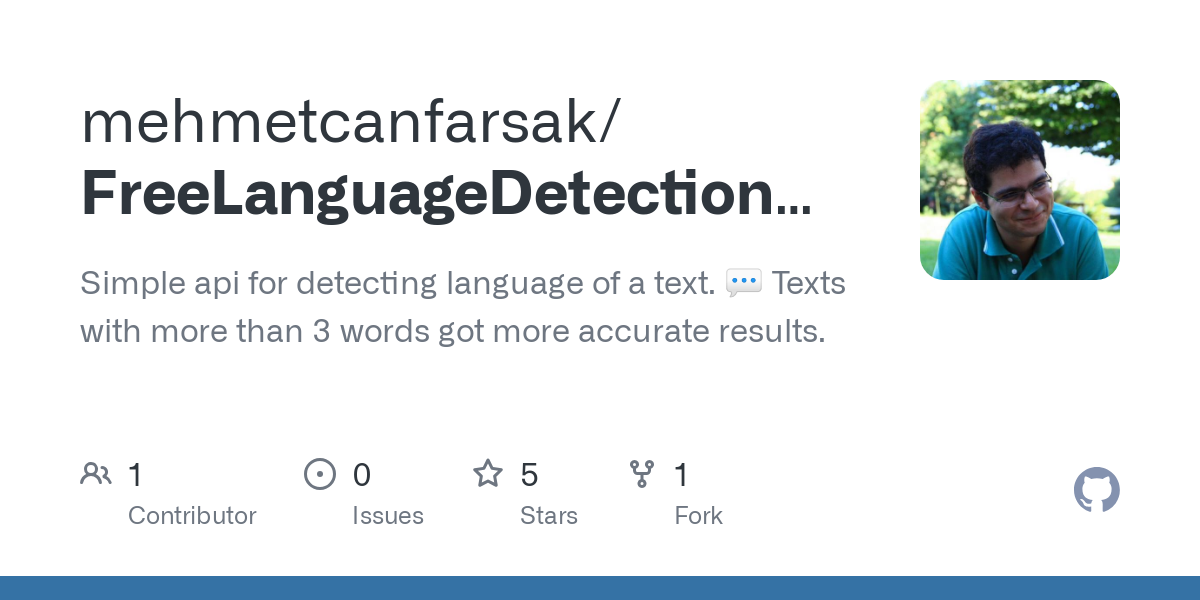 FreeLanguageDetectionApi
