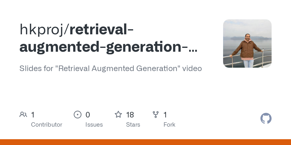 retrieval augmented generation notes