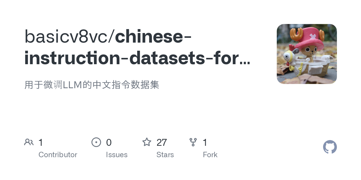 chinese instruction datasets for llms