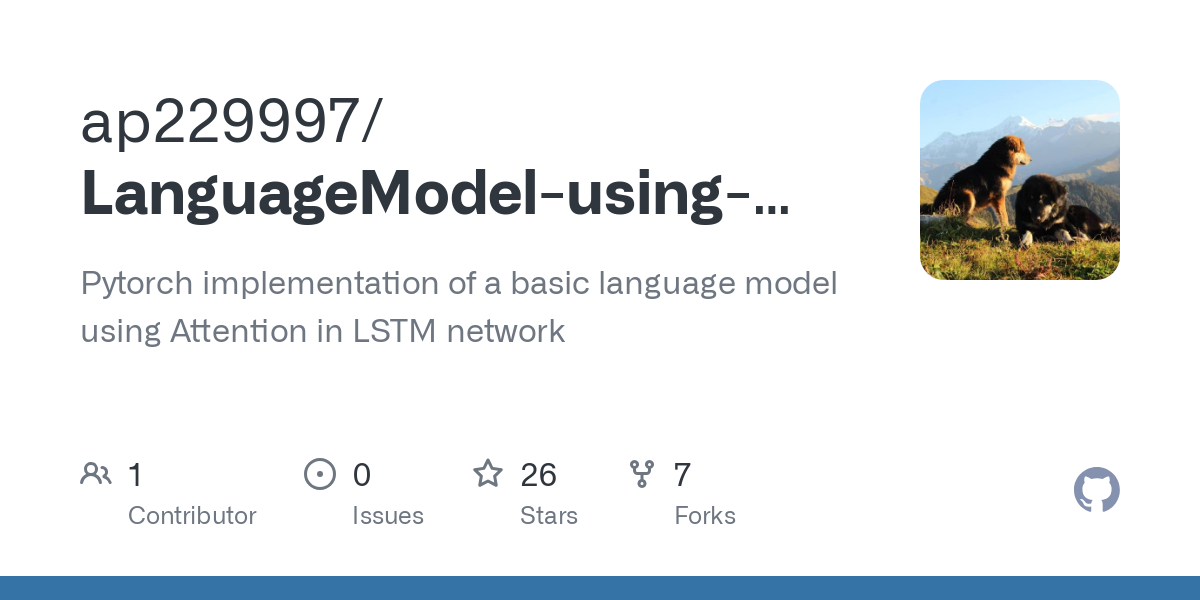 LanguageModel using Attention