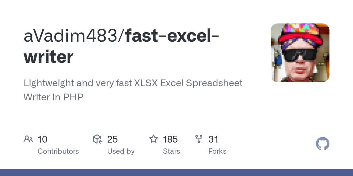 fast excel writer