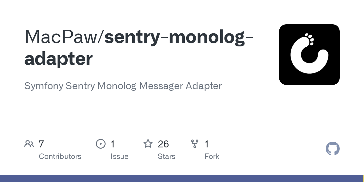 sentry monolog adapter