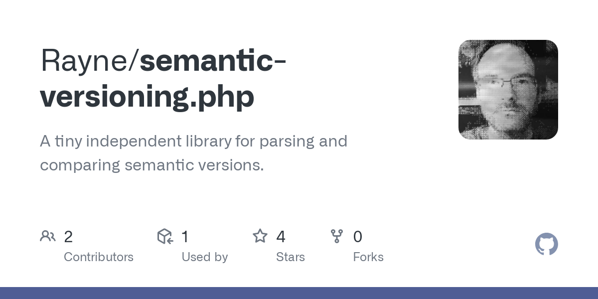 semantic versioning.php