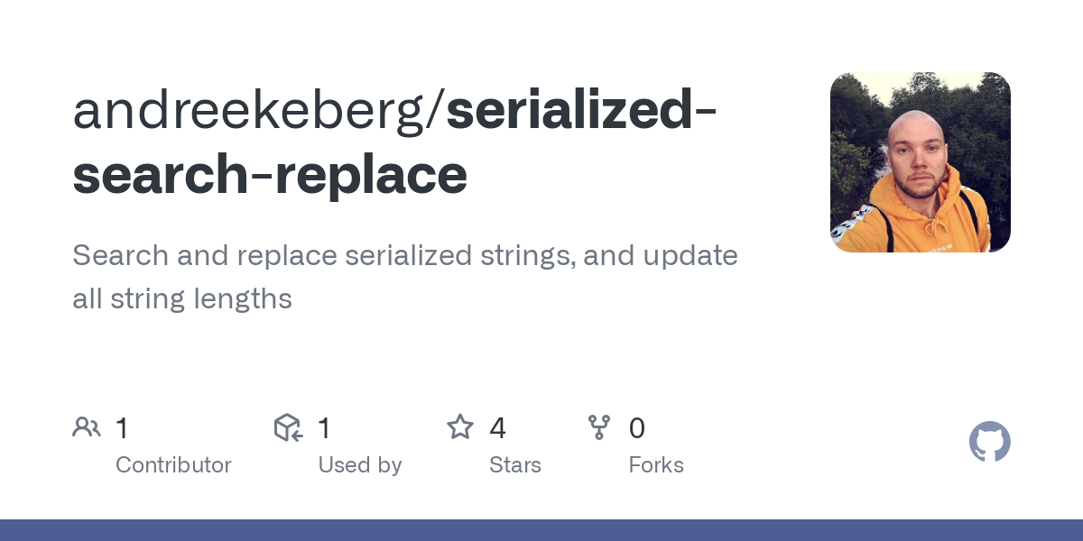 serialized search replace