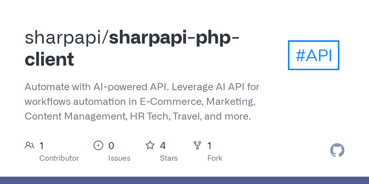 sharpapi php client