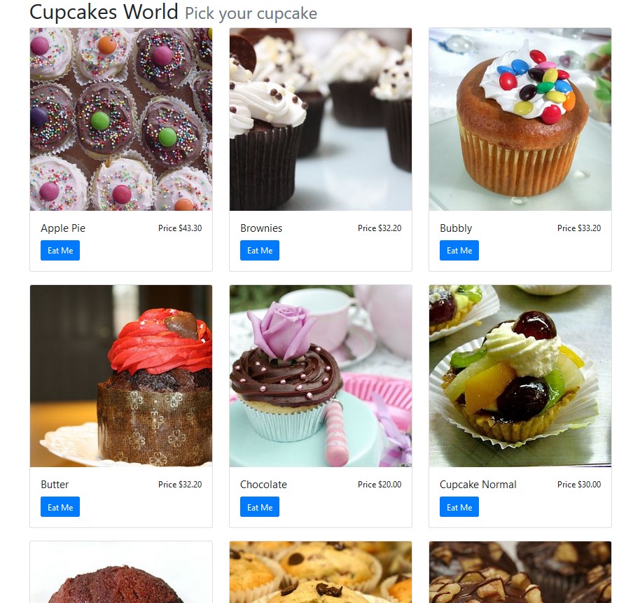 example php bladeone cupcakes