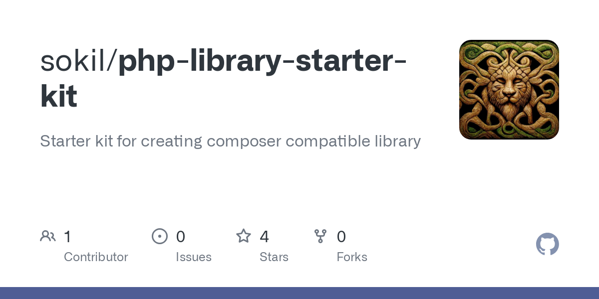 php library starter kit