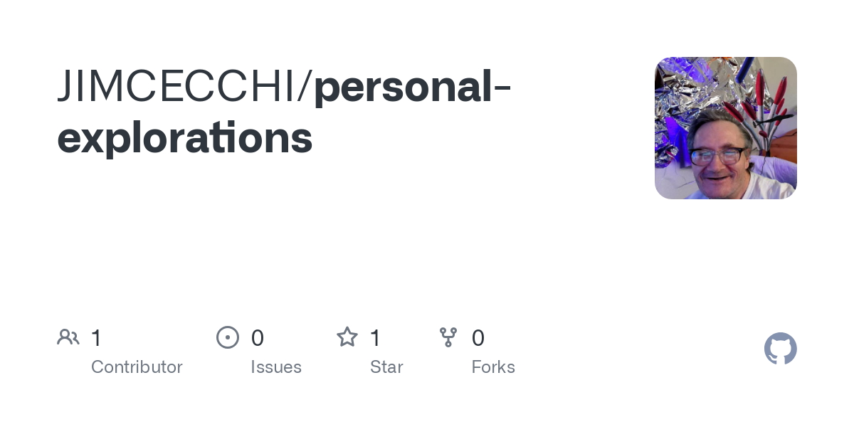 personal explorations