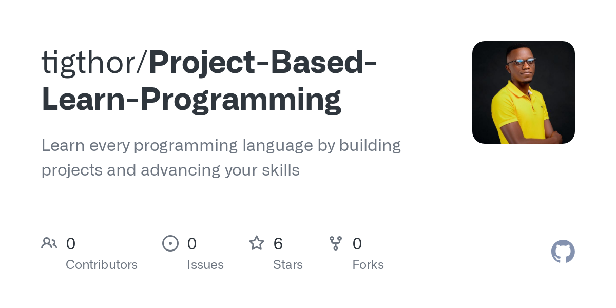 Project Based Learn Programming