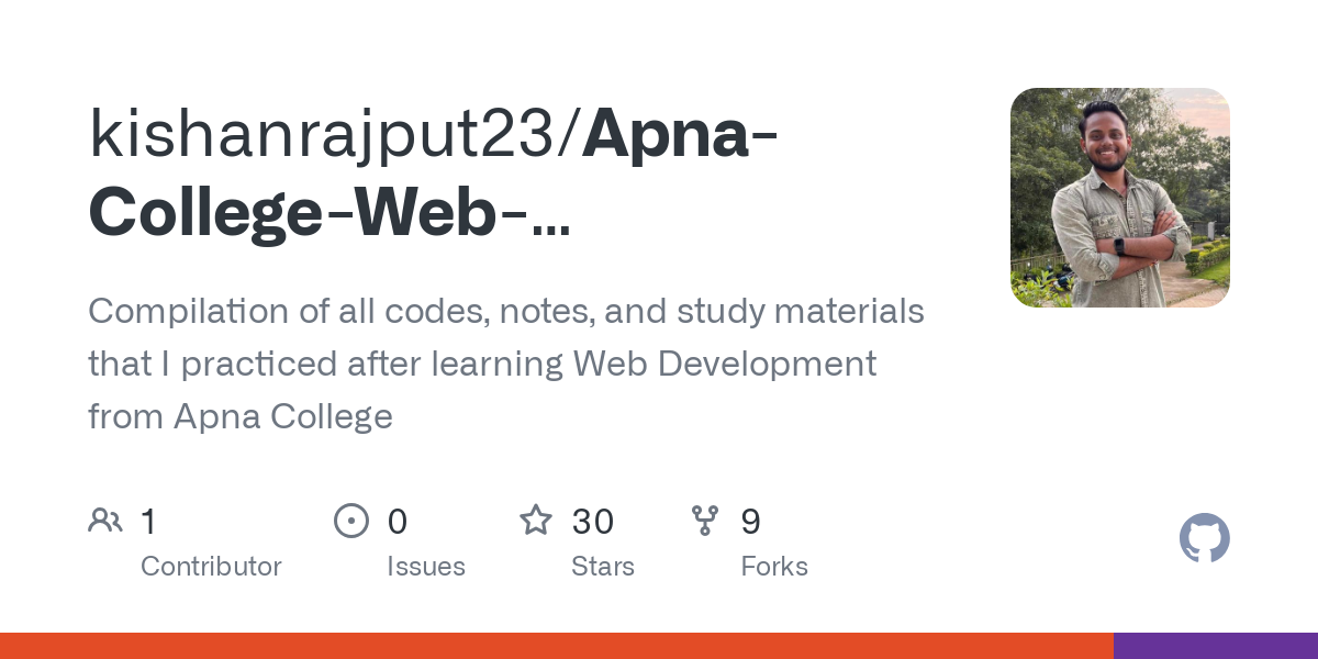 Apna College Web Development Course