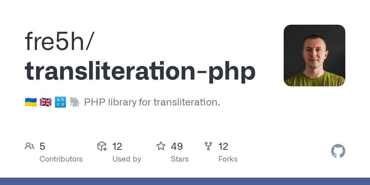transliteration php