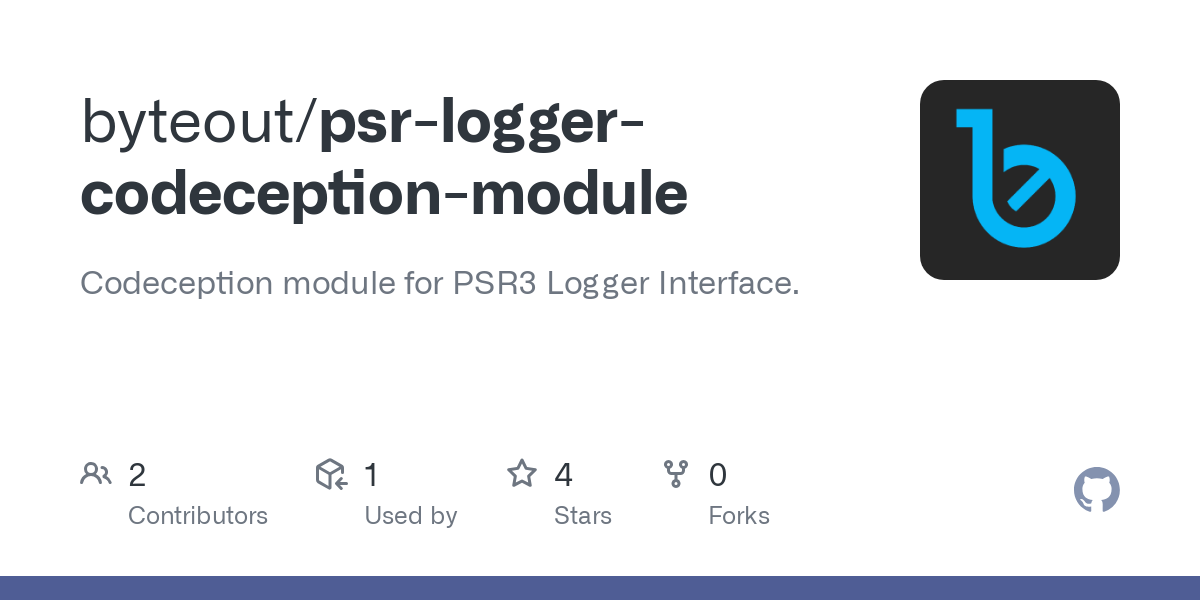 psr logger codeception module