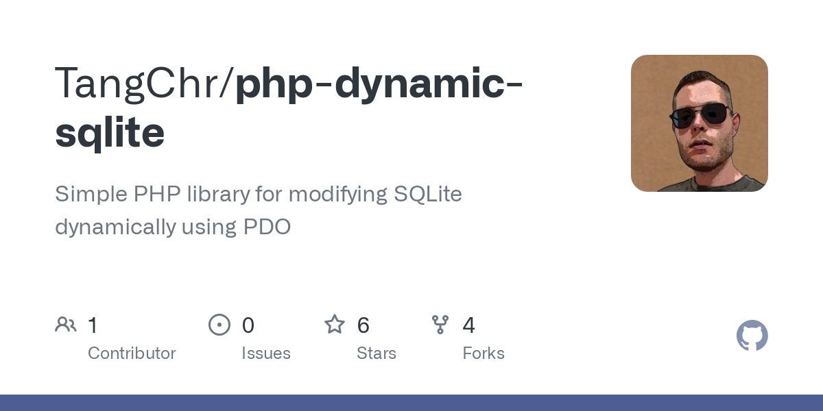 php dynamic sqlite