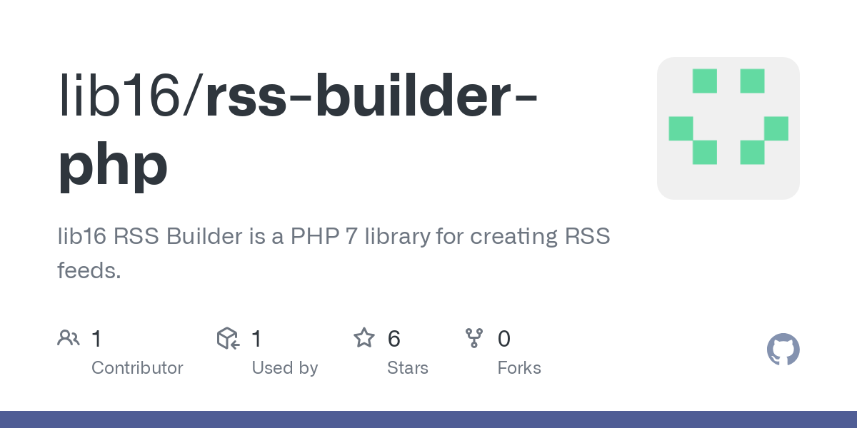 rss builder php