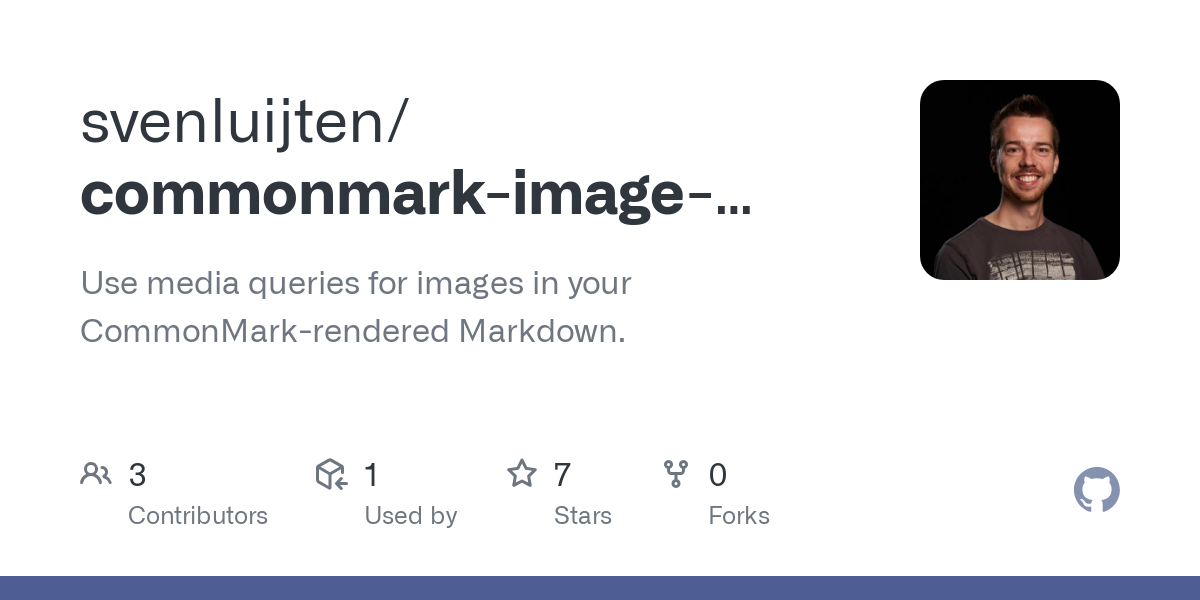 commonmark image media queries