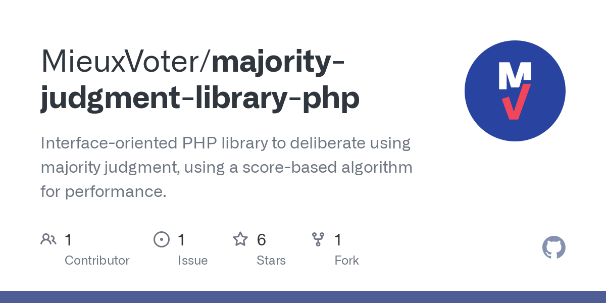 majority judgment library php