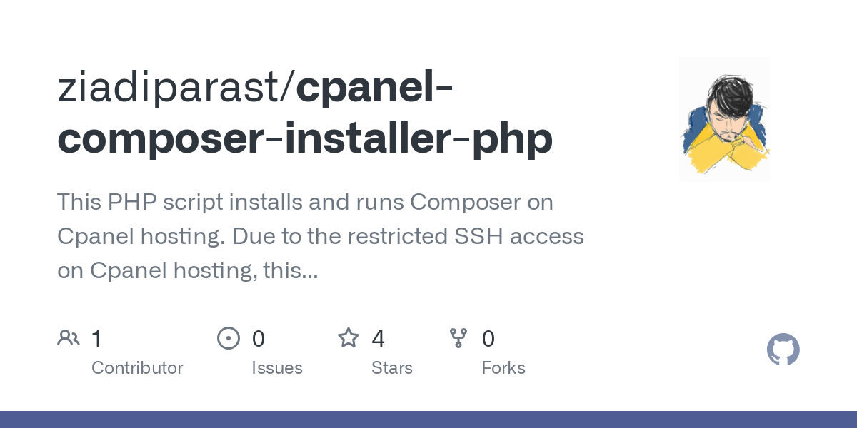 cpanel composer installer php