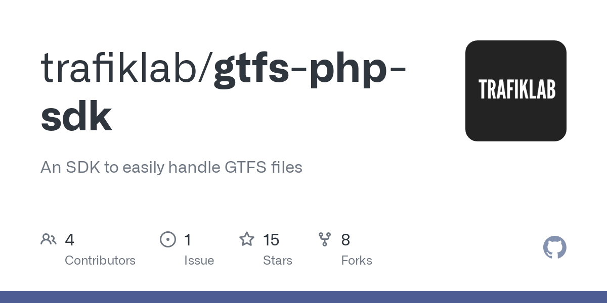 gtfs php sdk