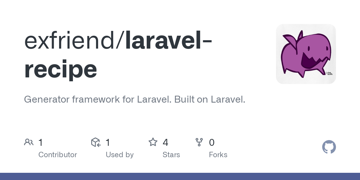 laravel recipe