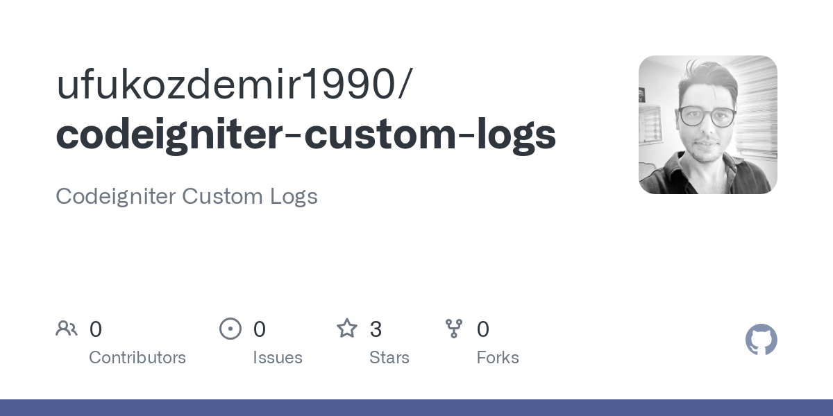 codeigniter custom logs