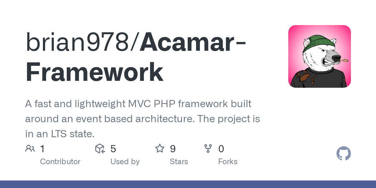 Acamar Framework