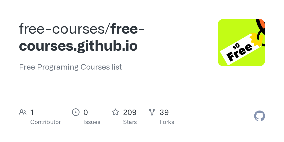 free courses.github.io