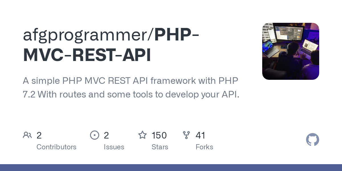PHP MVC REST API