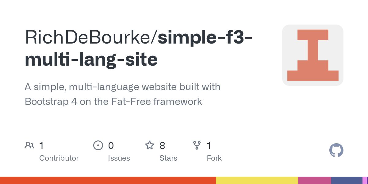 simple f3 multi lang site
