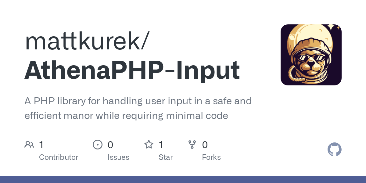 AthenaPHP Input