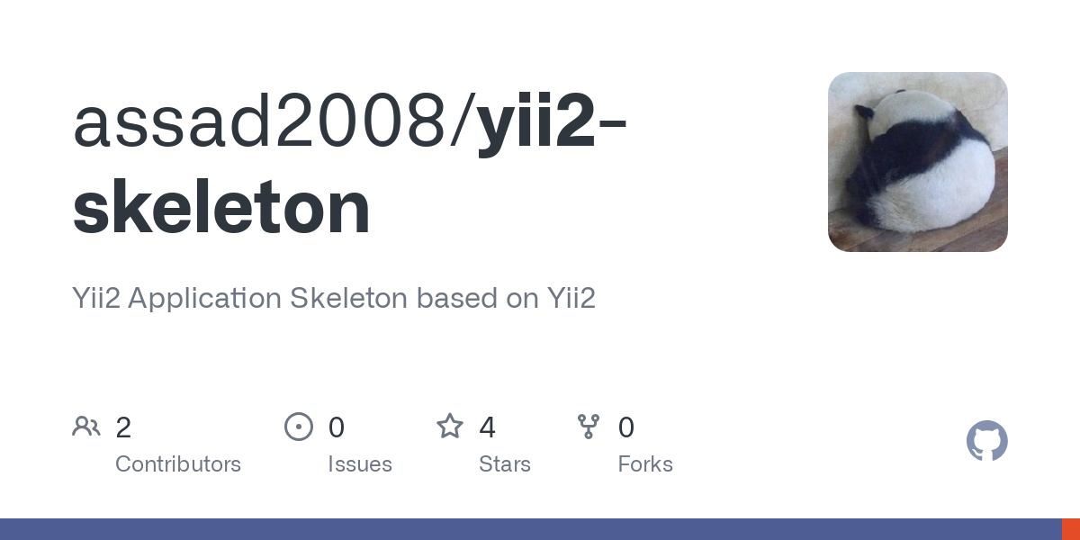 yii2 skeleton