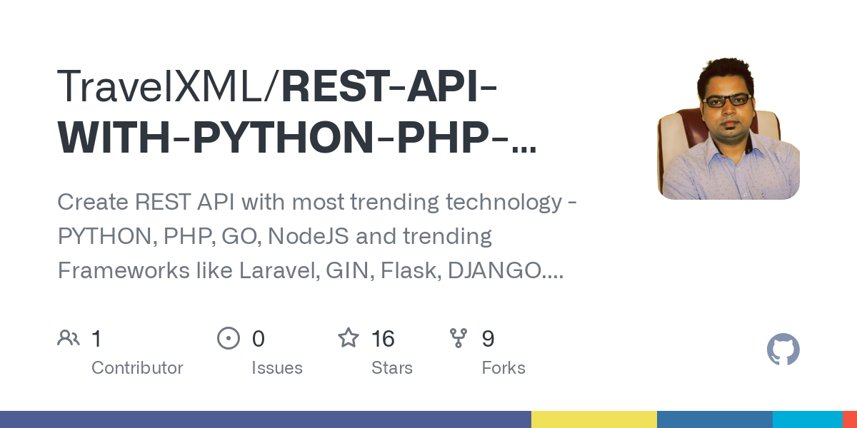 REST API WITH PYTHON PHP NODEJS GO DJANGO LARAVEL LUMEN Examples