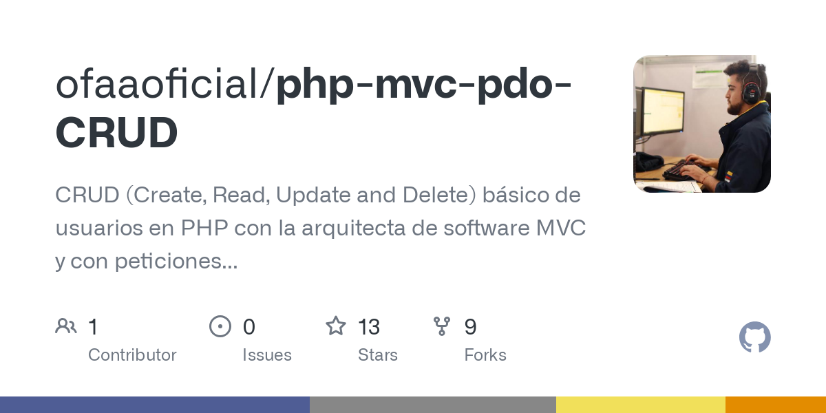 php mvc pdo CRUD