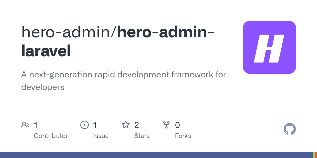 hero admin laravel