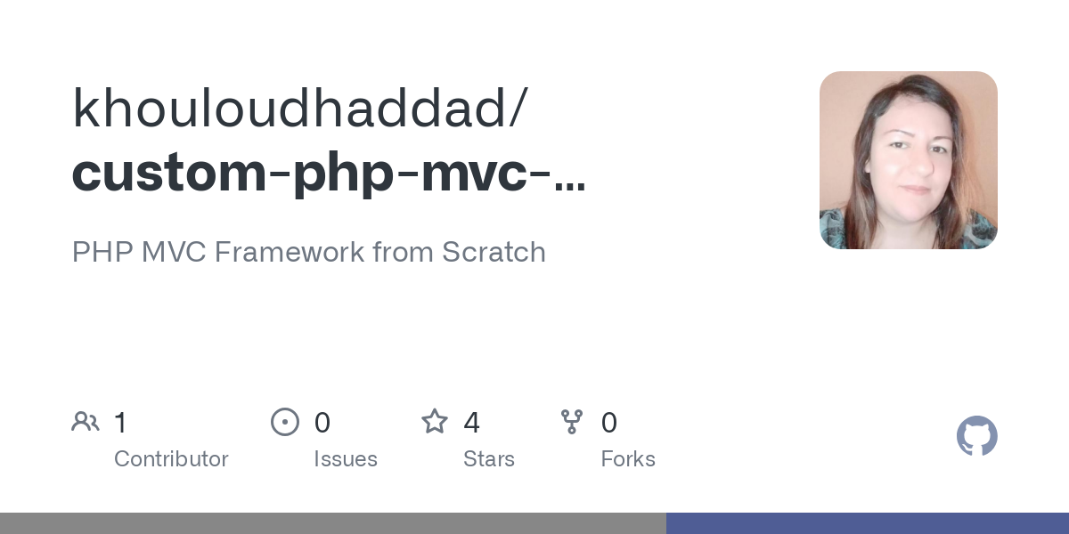 custom php mvc framework